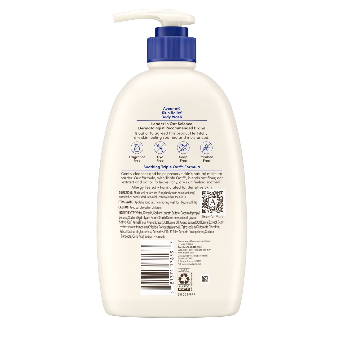 Skin Relief Body Wash, Fragrance-Free, Value Size 33 Fl Oz