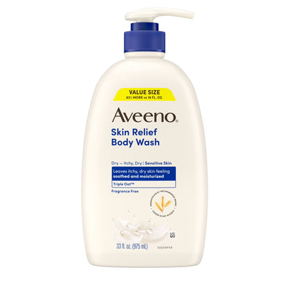 Skin Relief Body Wash, Fragrance-Free, Value Size 33 Fl Oz